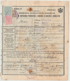 1945 Bilet fiscal adeverirea proprietatii vanzarii si sanatatii animalelor Rodna