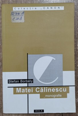 Matei Calinescu, monografie - Stefan Borbely foto