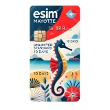 eSIM Mayotte, Unlimited Standard, 10 Days