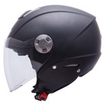 Cumpara ieftin Casca open face pentru scuter - motocicleta MT City Eleven SV negru mat (ochelari soare integrati) S (55/56cm), Mthelmets