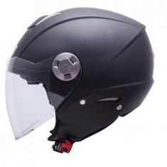 Casca open face pentru scuter - motocicleta MT City Eleven SV negru mat (ochelari soare integrati) M (57/58cm)