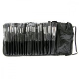 Cumpara ieftin Set 18 pensule profesionale machiaj, Global Fashion, negre