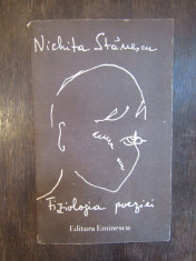 FIZIOLOGIA POEZIEI -NICHITA STANESCU foto