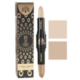 Stick duo 2&icirc;n1 pentru față, corector + concealer, Global Fashion, GC01