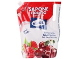 Sapun lichid rezerva eco cu zmerua &amp; cirese amare, 900ml, Mil Mil