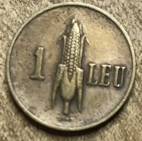 MNDRO01 Romania moneda 1 leu 1938