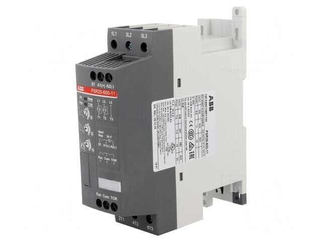 Modul Softstart 11kW 25A pentru Șină DIN 208-600VAC