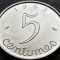 Moneda 5 CENTIMES - FRANTA, anul 1963 *cod 3950 = A.UNC
