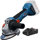 Bosch GWS 18V-8 + GAL 18V-40 - Polizor unghiular fara acumulatori Li-Ion 18 V - Ah 125 mm + Incarcator acumulatori