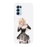 Husa compatibila cu Oppo Find X5, Viceversa, model Misa Amane Death Note, Silicon, TPU