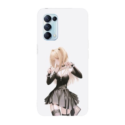 Husa compatibila cu Oppo A54s, Viceversa, model Misa Amane Death Note, Silicon, TPU foto
