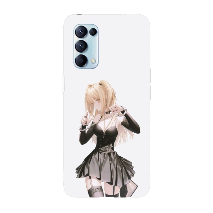 Husa compatibila cu Oppo A54s, Viceversa, model Misa Amane Death Note, Silicon, TPU