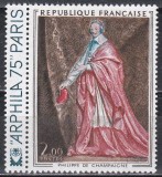 Franta 1974 - Arta franceza, Serie cu Tabs, MNH, Nestampilat