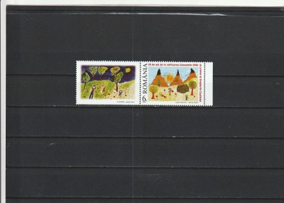 ROMANIA 2010 LP 1879 c DREPTURILE COPILULUI SERIE CU VINIETA MNH NESTAMPILATA foto