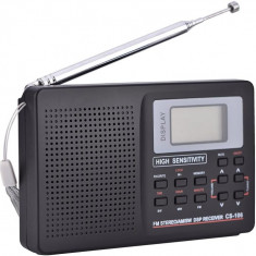 Radio de buzunar AFM Receptor portabil cu sunet SW/LW/TV cu frecvență completă c