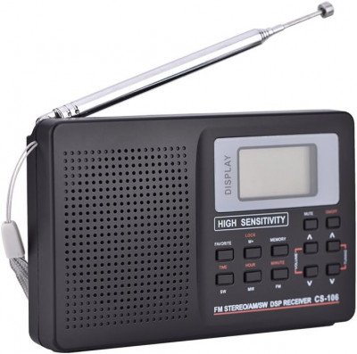 Radio de buzunar AFM Receptor portabil cu sunet SW/LW/TV cu frecvență completă c foto