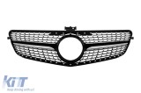 Grilaj cromat/negru cu diamant, potrivit pentru Mercedes C-Class W204 sedan, break, coupe 2007-2014 Performance AutoTuning