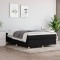 vidaXL Cadru de pat box spring, negru, 140x190 cm, textil