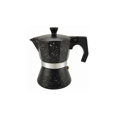 Espressor din aluminiu pentru aragaz Bohmann, 3 cesti, 150 ml, Negru foto