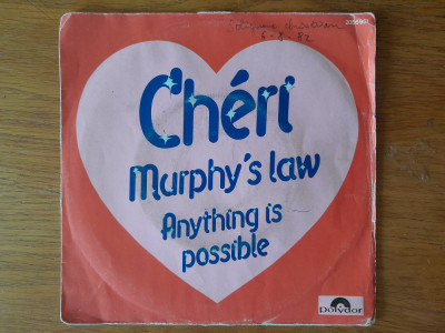 DISC vinil -Cheri - Murphy s law, foto