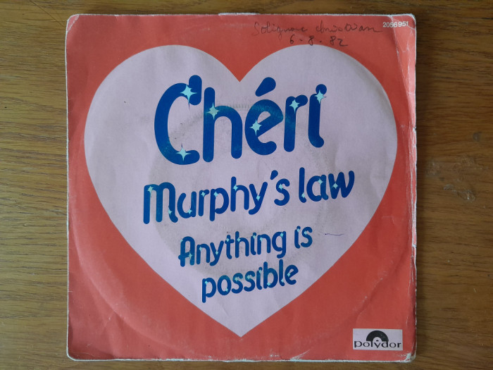 DISC vinil -Cheri - Murphy s law,