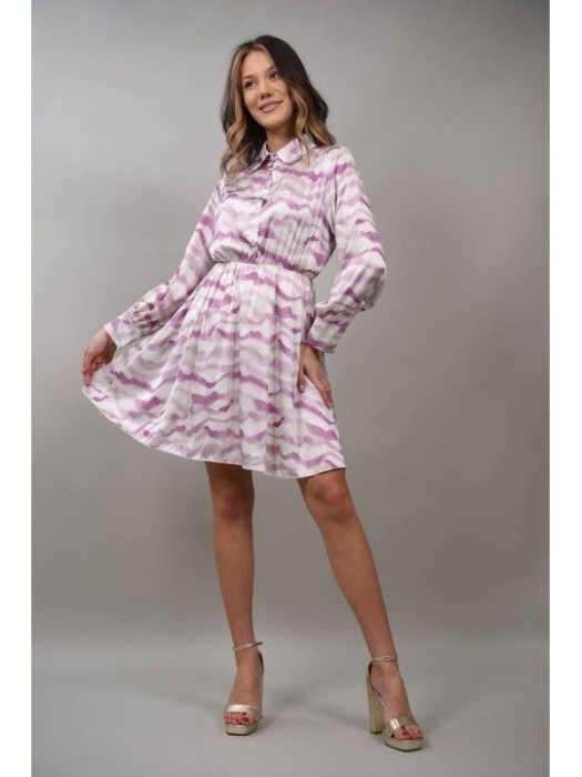 ROCHIE SCURTA CU ELASTIC IN TALIE STELLINA XS-S Magenta