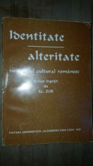 Identitate. Alteritate in spatiul cultural romanesc- Alexandru Zub