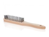 Perie de sarma pentru indepartarea ruginii cu 5 randuri, Geko G00636