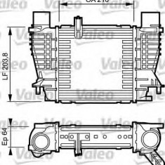 Radiator intercooler RENAULT CLIO III (BR0/1, CR0/1) (2005 - 2012) VALEO 817999