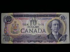 Bancnota 10 Dollari Canada foto