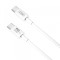 Cablu Date si Incarcare USB-C - USB-C XO Design NB-Q190A, 60W, 1m, Alb