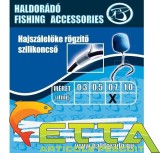 Haldorado - Tub silicon fixare inaintas fir de par 0,7mm 1buc/plic