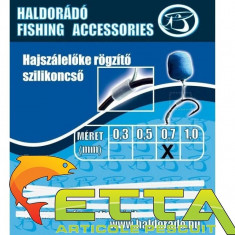 Haldorado - Tub silicon fixare inaintas fir de par 0,7mm 1buc/plic