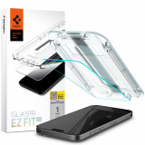 Folie de protectie Spigen Glas.TR EZ FIT pentru Apple iPhone 15 Pro Max Transparent