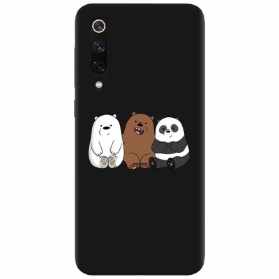 Husa silicon pentru Xiaomi Mi 9, Bears foto