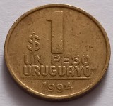 Uruguay, 1 Peso 1994, America Centrala si de Sud