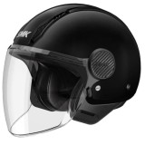 Casca moto open face SMK Laminar negru marime XS