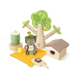 Set de joaca din lemn - Picnic cu miere de albine 14 piese