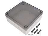 Carcasă universală din policarbonat - dimensiuni 180mm x 180mm x 75mm