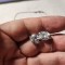 Lant vintage argint cu cubic zirconia