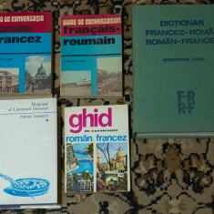 Ghid de conversatie / Dictionar roman - francez / al literaturii franceze