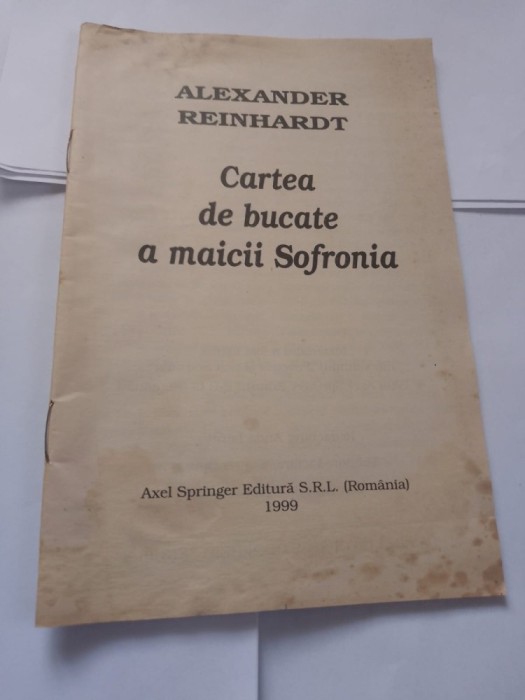 Cartea de bucate a maicii sofronia