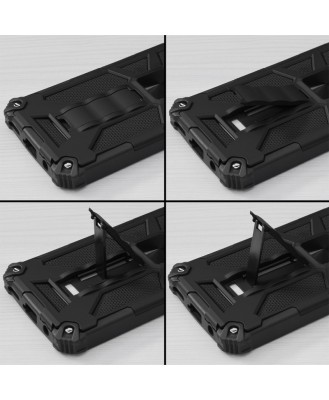 Husa Blazor Series Appel iPhone 15 Pro Neagra foto