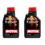 Pachet 2 litri ulei Motul 8100 X-POWER 10W60 , Performanta extrema si protectie superioara pentru motoare sport
