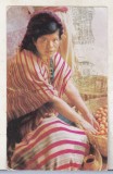 Bnk cp Guatemala - Etnografie - carte postala circulata spre Romania 1958, Printata