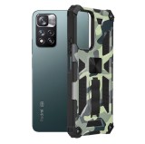 Husa telefon Xiaomi Redmi Note 11 Pro+ 5G - Techsuit Blazor Series - Camo Lime