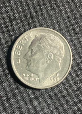 Moneda One Dime 1998 USA foto