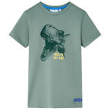 Tricou pentru copii, kaki, 104