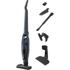 Aspirator vertical fara fir, Electrolux, ES52CB18DB, Clean 500, diverse accesorii de aspirare, Negru/Albastru