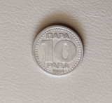 Iugoslavia - 10 Para (1994) - monedă s268, Europa
